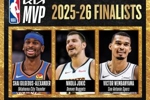 NBA官方公布MVP最终候选:亚历山大、约基奇、文班亚马